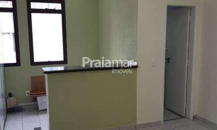 SALA COMERCIAL | 03 SALAS | 01 LAVABO | 85M² | 01 VAGA DE GARAGEM | GONZAGA - SANTOS.
