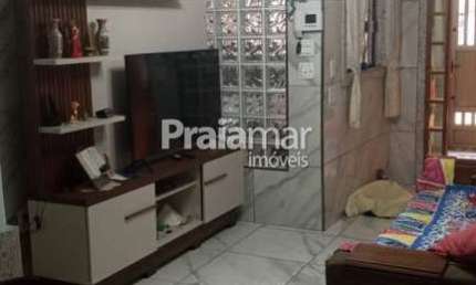 CASA SOBRADO COM SACADA | 02 DORM | 01 VAGA DE GARAGEM | 98M² | VILA VALENÇA - SÃO VICENTE.