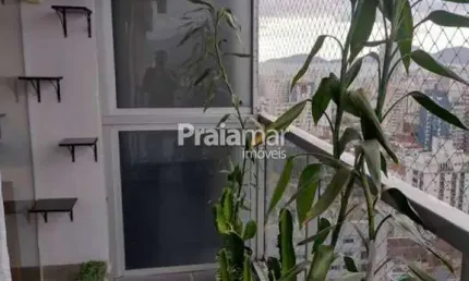 APARTAMENTO COM VARANDA | 01 SUÍTE | 01 VAGA DE GARAGEM | EMBARÉ - SANTOS.