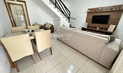 CASA SOBRADO GEMINADO REFORMADO | 03 DORMS | 01 SUÍTE | 02 VAGAS | ÁREA GOURMET | CENTRO - S.V