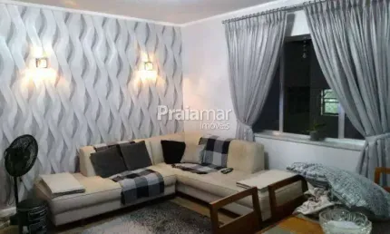 Apartamento 02 dorm  i sala i 01 vaga i 68m2 i itararé i são vicente