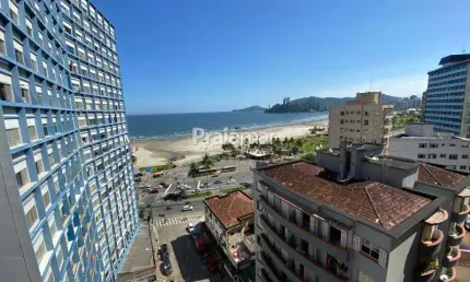 APTO 1 DORM | 01 SUITE | SEM GARAGEM | VISTA PANORAMICA PARA O MAR - DIVISA SANTOS / S.V