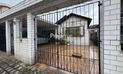 CASA TÉRREA COM EDICULA | 02 DORM | 02 VAGAS DE GARAGEM | 10 X 34 | JARDIM GUASSU - SÃO VICENTE.