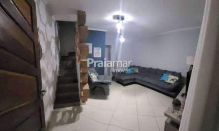 CASA EM CONDOMINIO | 02 DORM | 01 VAGA | 91M² | VILA VOTURUA - SÃO VICENTE.