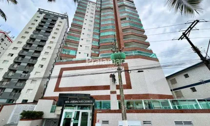 2 Dorm alto padrão frente para o mar Jardim real Praia Grande