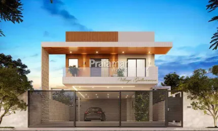 SOBRADO 02 DORM| LAVABO | QUINTAL| PRAIA GRANDE GUILHERMINA