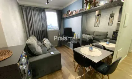 02 dorms lindo & reformado | 01 vaga garagem | lazer para a familia | areia branca - santos