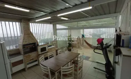 COBERTURA DUPLEX FRENTE MAR  | 5 DORMI | 3 SUÍTE | 4 W.C | 350 M2 | 2 VAGAS | APARECIDA | SANTOS