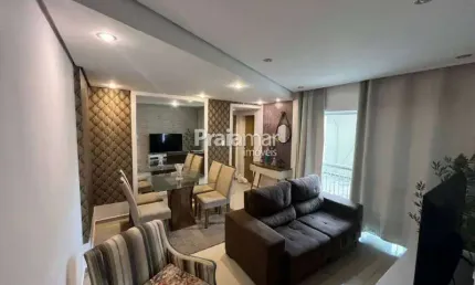 APTO PORTEIRA FECHADA | 2 DORMI | 2 W.C | CLOSET | 73 M2 | PISCINA | 1 VAGA | CAMPO GRANDE | SANTOS