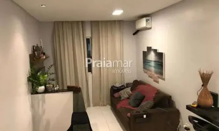 Sobreposta alta condomínio fechado i 2 dormitórios i 1 vaga i 68 m² i centro i são vicente