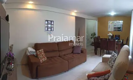Triplex 3 Dormitorios | 1 Suíte | 137m2 | 3 Vagas de Garagem | Vila Valença - São Vicente | SP