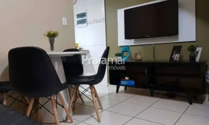 Casa em condomínio fechado com 2 quartos à venda na Vila Margarida, São Vicente 