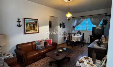 Apartamento mobiliado à venda em itararé, são vicente - 102 m², 2 dormitórios, 1 vaga