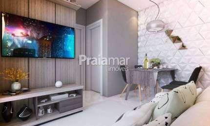 Apartamento Garden | 02 dormitórios | sacada | 01 vaga | Parque São Vicente | SV | SP.