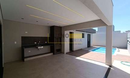 Linda casa com 3 dormitórios à venda, 190 m² por R$ 1.620.000 - Condomínio Macknight - Santa Bárbar