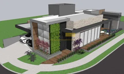 Linda casa com 4 dormitórios à venda, 300 m² de terreno por R$ 1.500.000 -condomínio Solar das Esme