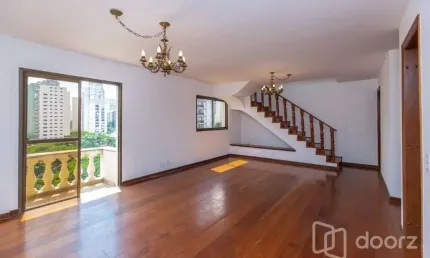 Cobertura com 4 quartos à venda na alameda dos aicás, 800, moema, são paulo, 289 m2 por r$ 2.900.000