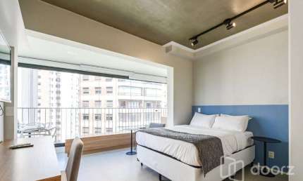 Apartamento com 1 quarto à venda na Rua Bueno Brandão, 382, Vila Nova Conceição, São Paulo, 32 m2 por R$ 750.000