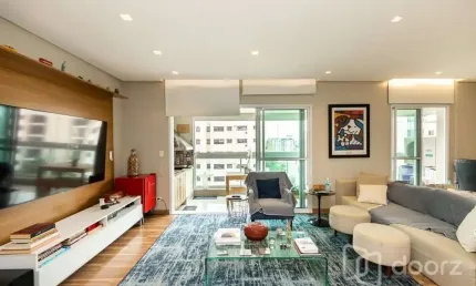 Apartamento com 3 quartos à venda na rua iubatinga, 77, vila andrade, são paulo, 126 m2 por r$ 1.190.000