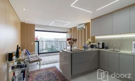 Apartamento com 2 quartos à venda na avenida miruna, 47, moema, são paulo, 55 m2 por r$ 1.280.000