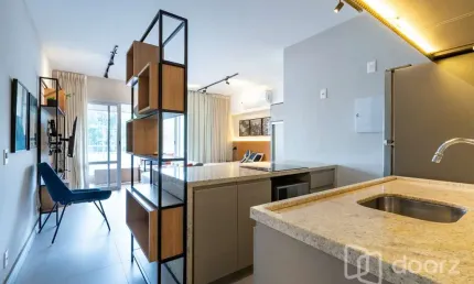 Apartamento com 1 quarto à venda na Rua Vieira de Morais, 1936, Campo Belo, São Paulo, 40 m2 por R$ 600.000