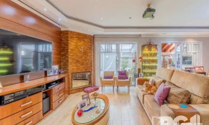 Casa em condomínio fechado com 4 quartos à venda na Rua Attílio Bilibio, 120, Jardim Carvalho, Porto Alegre, 257 m2 por R$ 2.200.000