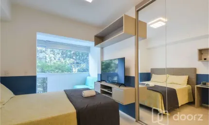 Apartamento com 1 quarto à venda na Rua Girassol, 1280, Vila Madalena, São Paulo, 23 m2 por R$ 380.000