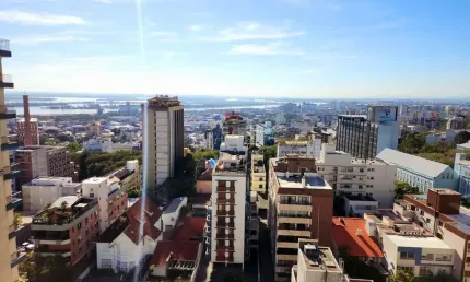 Andar alto, vista e sol - apartamento 3d à venda em porto alegre bairro independência