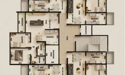 Apartamento com 2 quartos à venda na Rua Norte, Santa Branca, Belo Horizonte