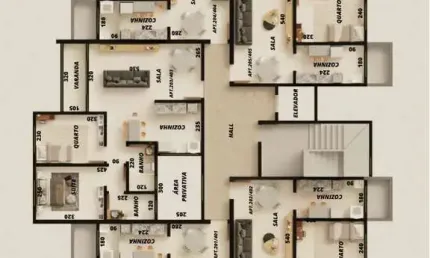 Apartamento com 2 quartos à venda na Rua Norte, Santa Branca, Belo Horizonte