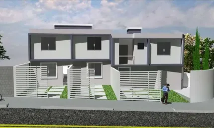 Casa com 3 quartos à venda na Rua CC, Liberdade, Santa Luzia