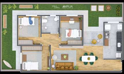 Apartamento com 3 quartos à venda na Rua Benedito Freire da Paz, Boa Esperança, Santa Luzia