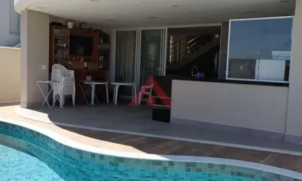 Casa em condomínio fechado com 3 quartos para alugar na estrada do jequitibá, 999, condomínio portal do jequitibá, valinhos, 270 m2 por r$ 12.500
