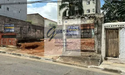 Terreno à venda no jardim presidente dutra, guarulhos , 250 m2 por r$ 380.000