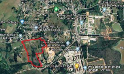 Terreno comercial à venda na Estrada Estrada Vitorio Stefano, 300, Boi Morto, Santa Maria