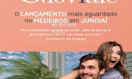 Lançamento de Apartamento com 2 dormitórios em Jundiaí- Residencial Gioviale- Bairro Medeiros