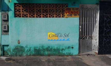 Casa com 1 dormitório à venda, 55 m² por R$ 200.000,00 - Glória - Praia Grande/SP