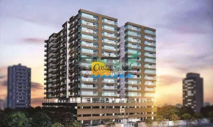 Apartamento com 3 dormitórios à venda, 106 m² por R$ 720.000,00 - Caiçara - Praia Grande/SP