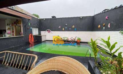 Casa com 3 dormitórios à venda, 1 m² por R$ 1.700.000,00 - Canto do Forte - Praia Grande/SP