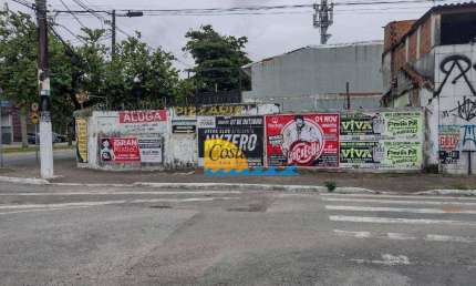Terreno para alugar, 272 m² por R$ 16.000,00/mês - Aviação - Praia Grande/SP