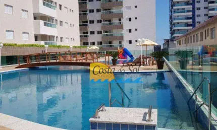 Apartamento com 2 dormitórios para alugar, 69 m² por R$ 4.500,00/mês - Boqueirão - Praia Grande/SP