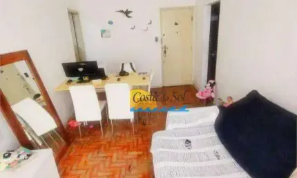 Apartamento com 1 dormitório à venda, 60 m² por R$ 197.000,00 - Itararé - São Vicente/SP