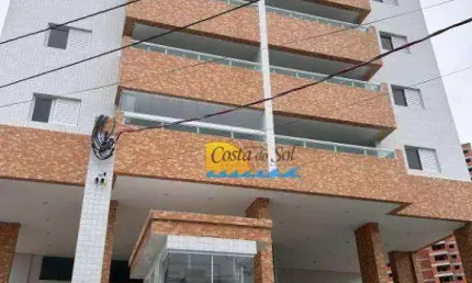 Apartamento com 2 dormitórios à venda, 71 m² por r$ 395.000,00 - vila guilhermina - praia grande/sp