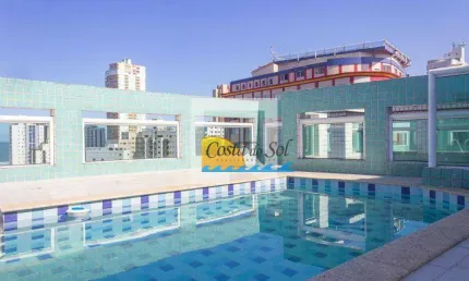 Apartamento com 1 quartos  à venda, 33 m² por r$ 290.000 - boqueirão - praia grande/sp