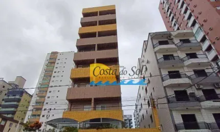 Apartamento com 1 quartos à venda, 50 m² por R$ 270.000 - Vila Guilhermina - Praia Grande/SP