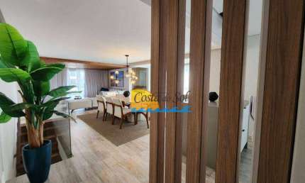 Apartamento Duplex com 3 dormitórios à venda, 184 m² por R$ 1.850.000,00 - Canto do Forte - Praia Grande/SP