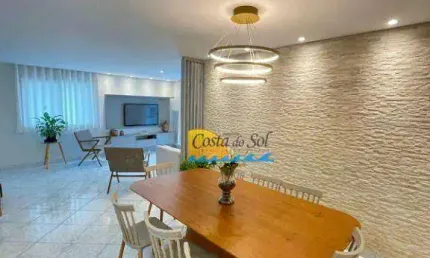 Apartamento com 3 dormitórios à venda, 125 m² por r$ 700.000,00 - tupi - praia grande/sp
