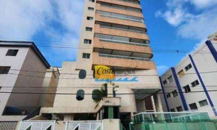 Apartamento com 2 dormitórios para alugar, 85 m² por R$ 3.500,00/mês - Aviação - Praia Grande/SP