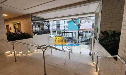 Apartamento com 3 dormitórios à venda, 125 m² por R$ 1.486.830,34 - Aparecida - Santos/SP