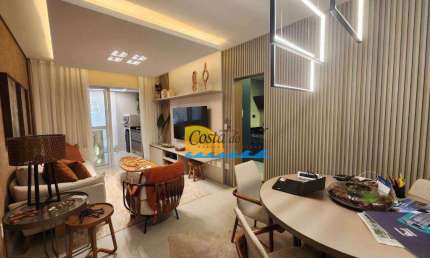 Apartamento com 3 dormitórios à venda, 125 m² por R$ 2.400.000,00 - Aparecida - Santos/SP